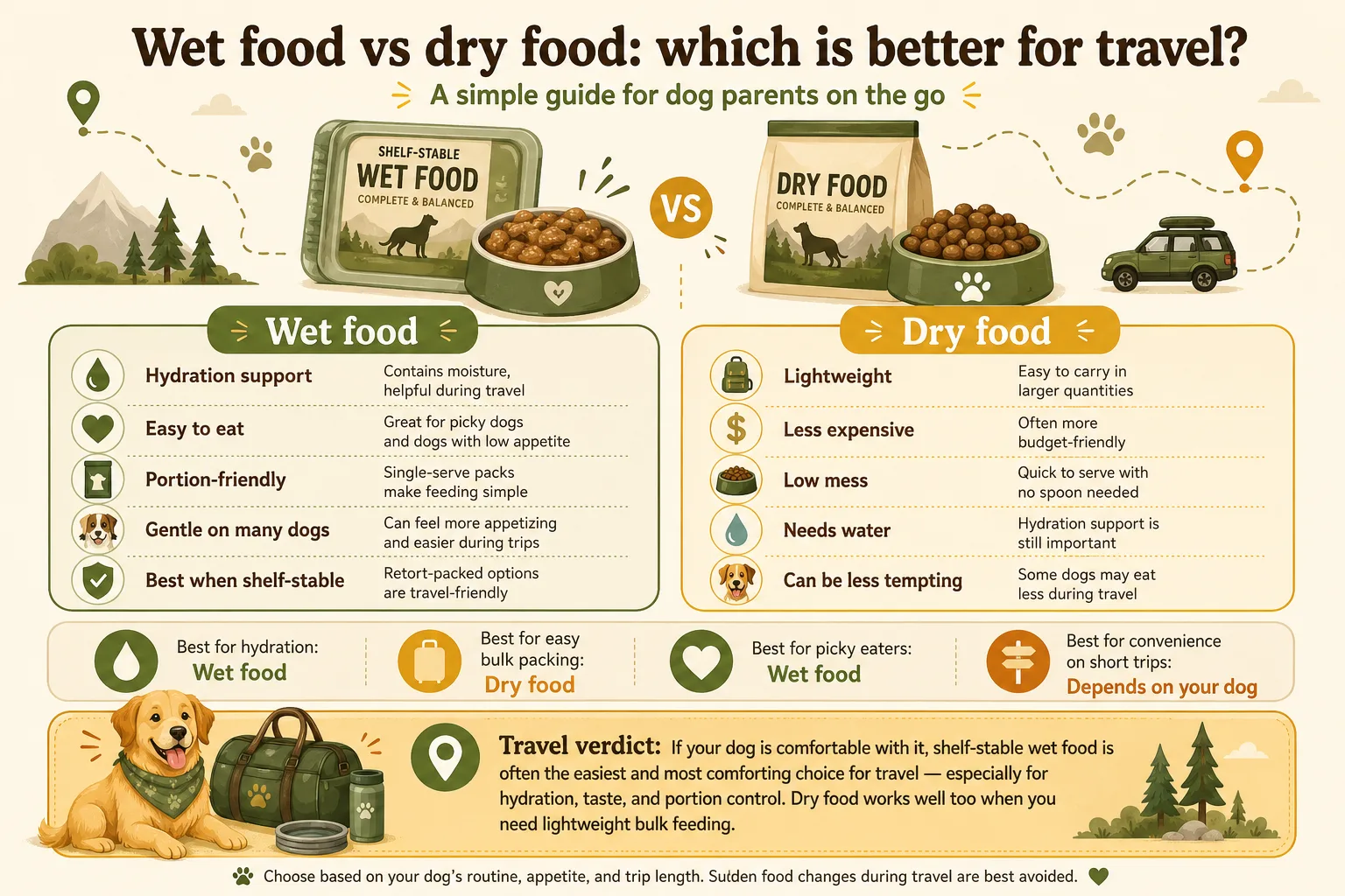 Wet vs dry food article